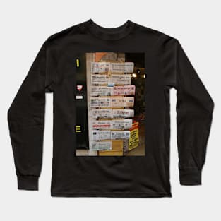 Newspapers Long Sleeve T-Shirt